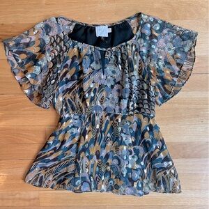 HD in Paris Metallic Thread Blouse
